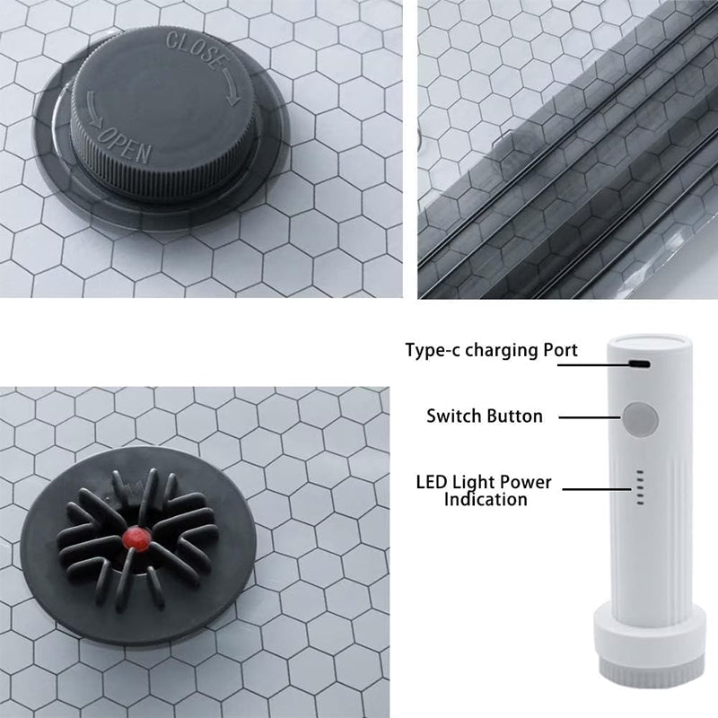 Rechargeable Vacuum Compression Bag Set with Cordless Pump