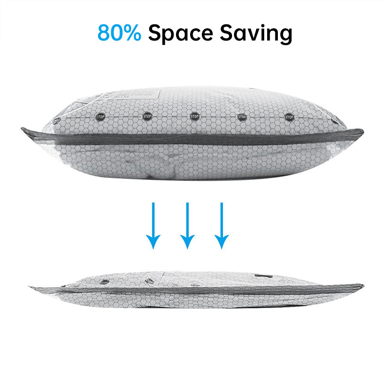 Rechargeable Vacuum Compression Bag Set with Cordless Pump